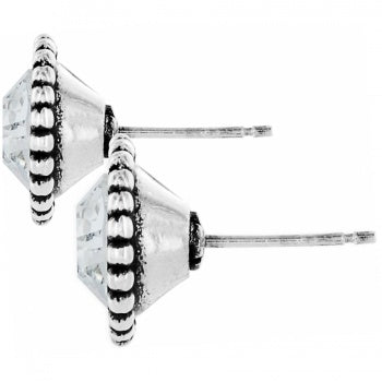 Twinkle Large Post Earrings Silver