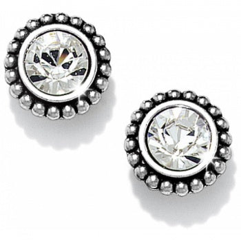 Twinkle Medium Post Earrings Silver