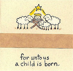 Unto Us Rubber Stamp 2540C